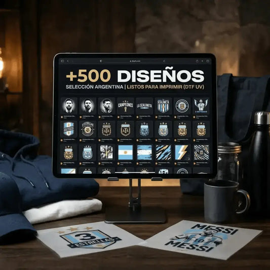 Pack Mundialista: +500 diseños de la selección Argentina listos para usar
