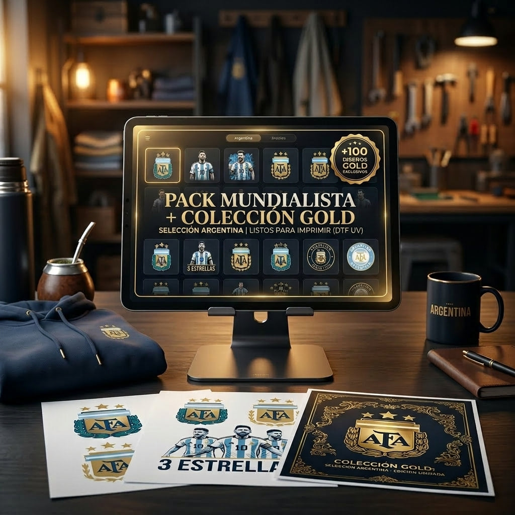 Pack Mundialista + Colección Gold